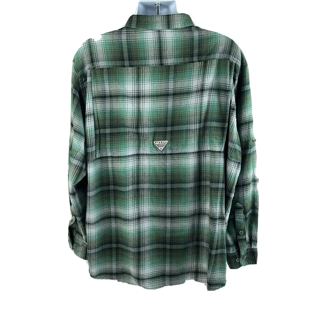 Columbia PHG Ventilated Hunting Shirt Men's Size XXL Hiking Green Long Sleeve‎
